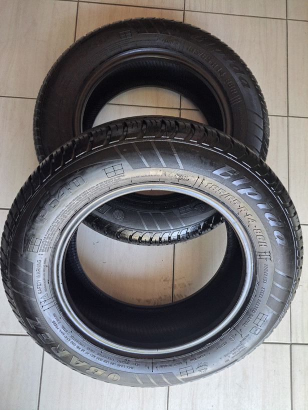 لاستیک کارکرده 185/65/14 بارز در حد 80% آجدار P640 (استوک)